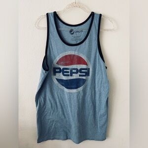 Pepsi Branded Blue Sleeveless Shirt